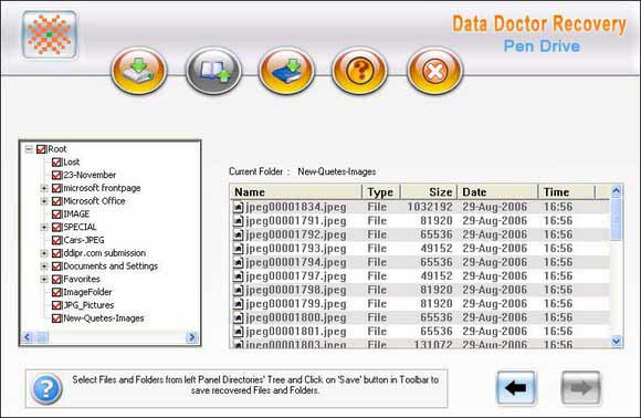Flash Drive Recovery Software screen shot