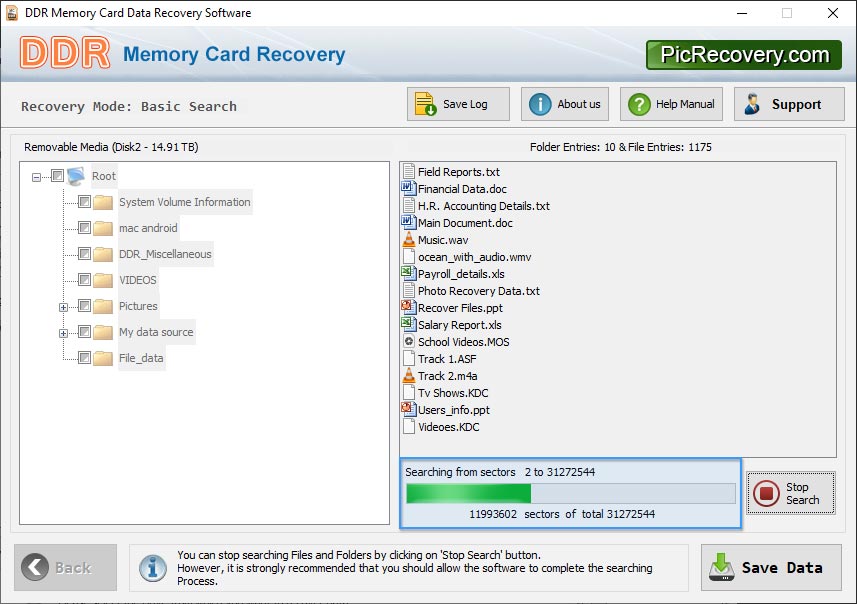 Disk scanning